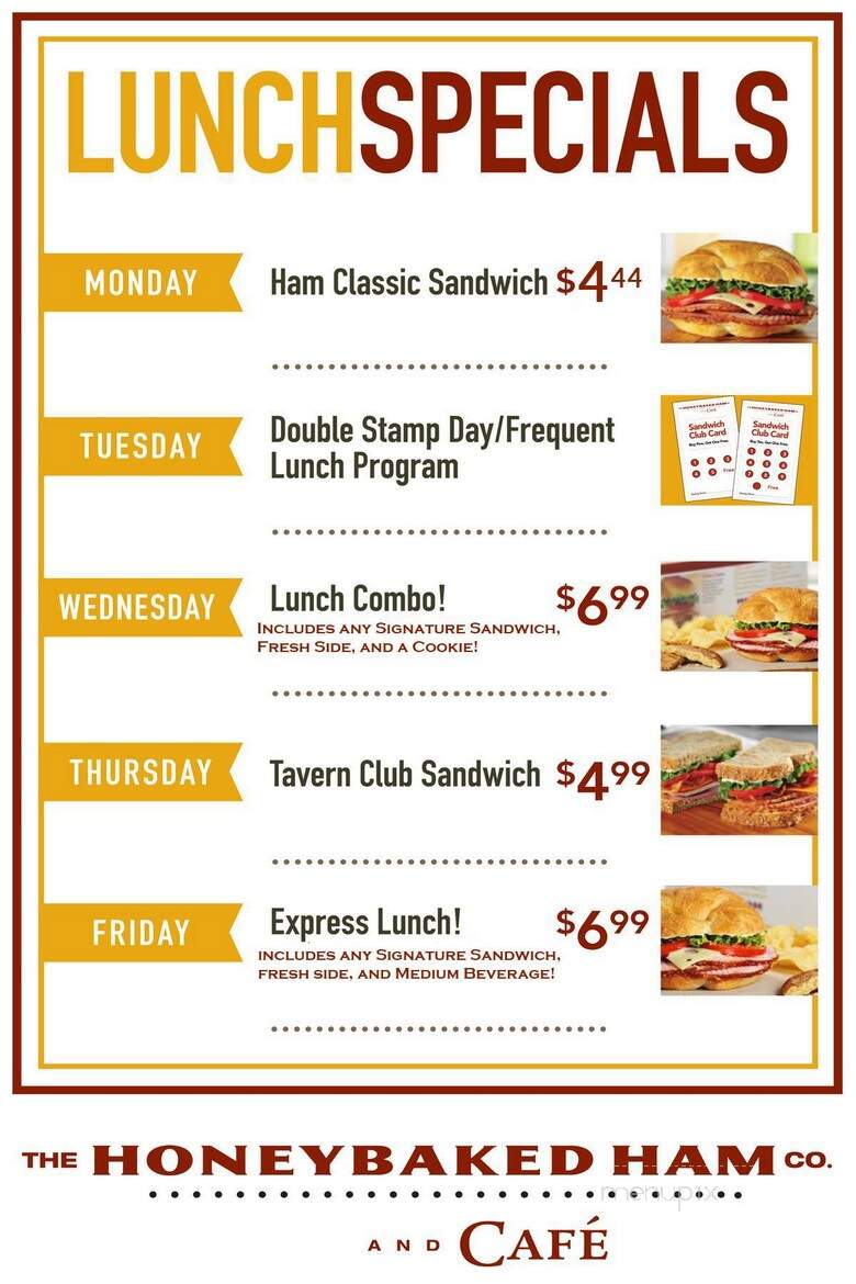HoneyBaked Ham - Harrisonburg, VA menu_pic