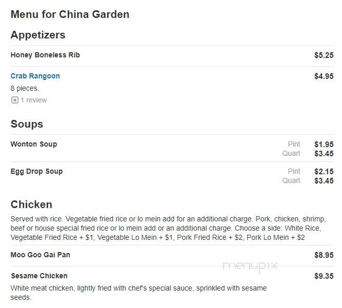 China Garden - Germantown Hills, IL