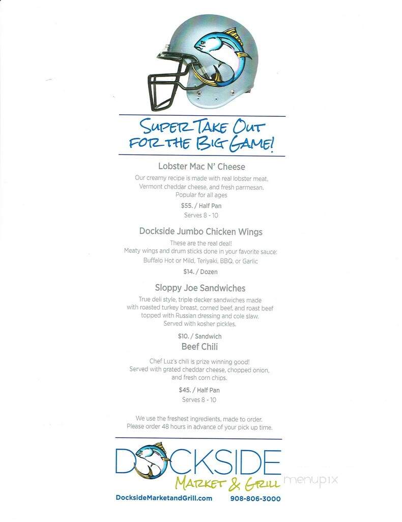 Dockside Market & Grill - Flemington, NJ menu_pic