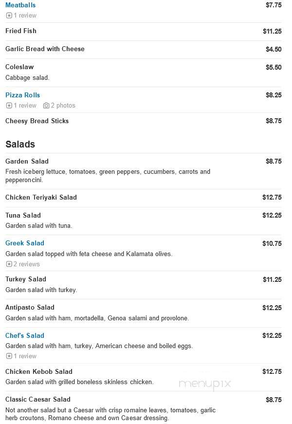 Prattville Pizza & Restaurant - Chelsea, MA
