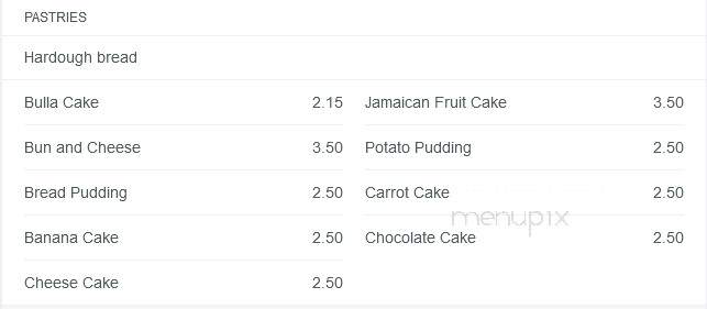 Jerk Fish Jamaican Restaurant - Middletown, CT menu_pic