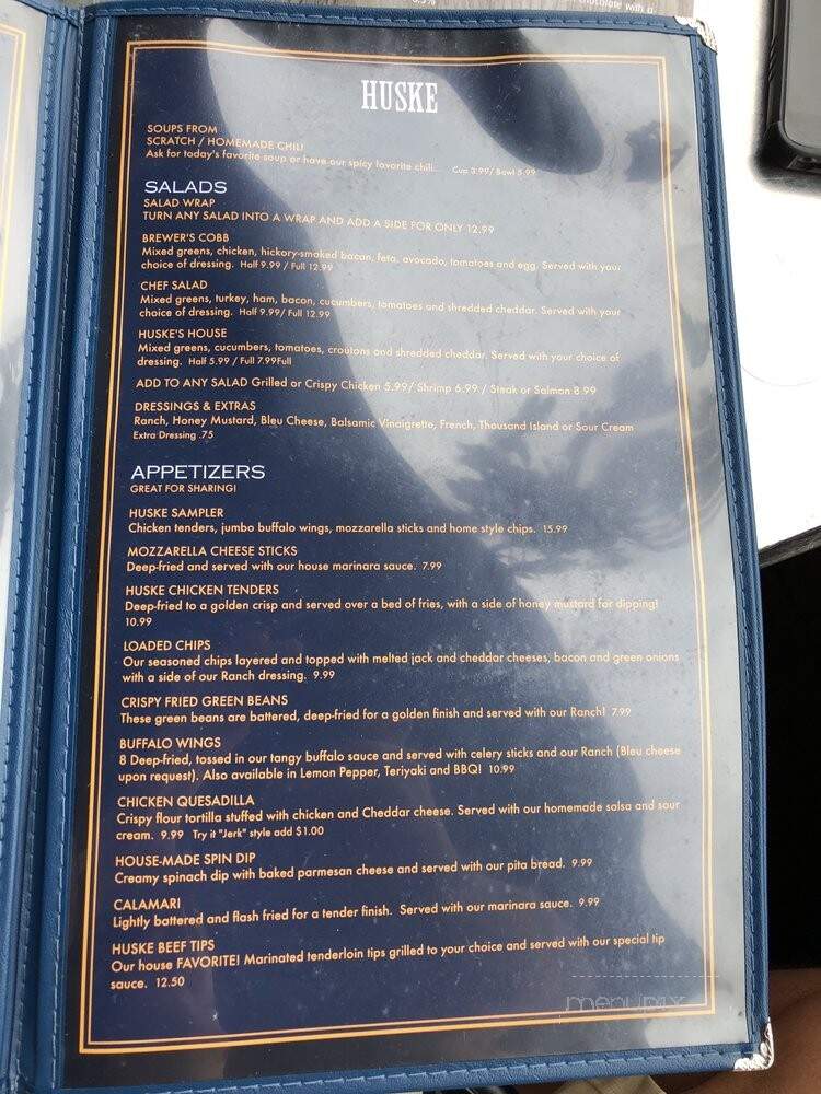 Huske Hardware House Restaurant and Brewery - Fayetteville, NC menu_pic