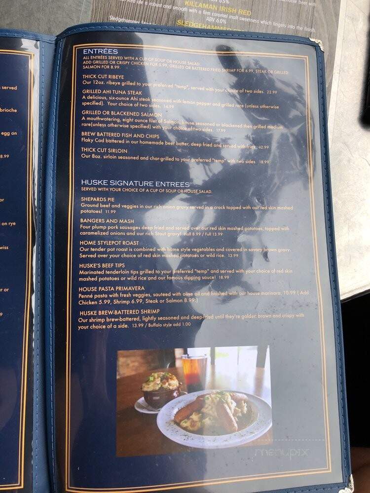 Huske Hardware House Restaurant and Brewery - Fayetteville, NC menu_pic