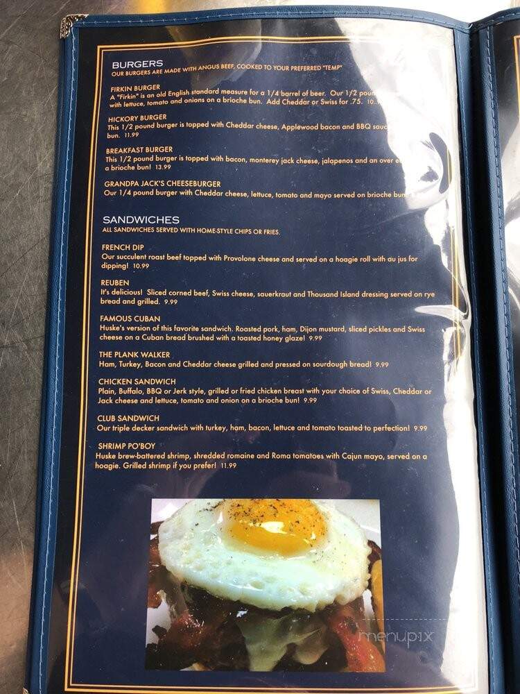 Huske Hardware House Restaurant and Brewery - Fayetteville, NC menu_pic