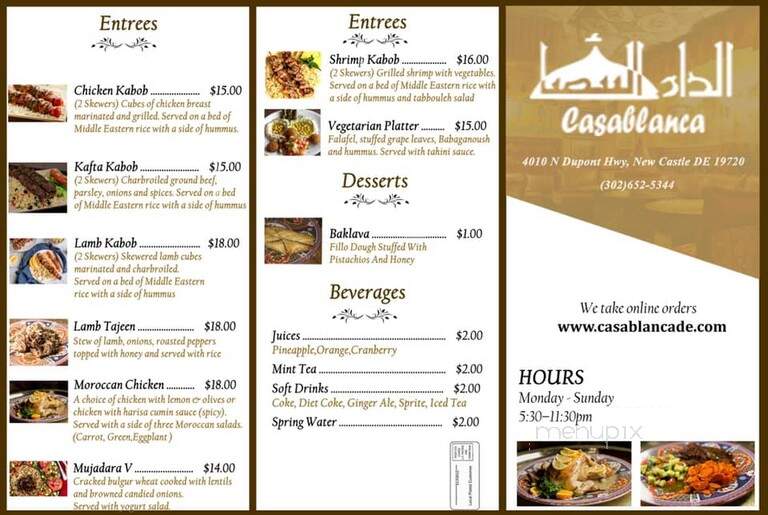 Casablanca Restaurant - New Castle, DE