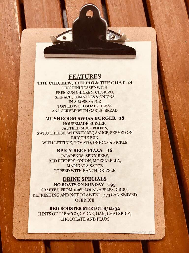 Queens Cross Pub - North Vancouver, BC menu_pic