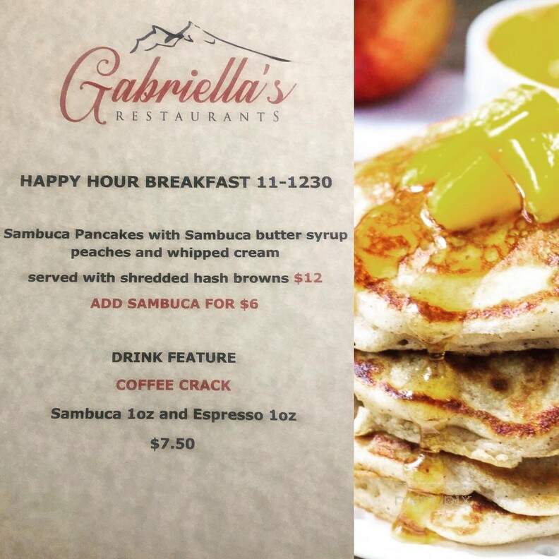 Gabriella's at Red - Rossland, BC menu_pic