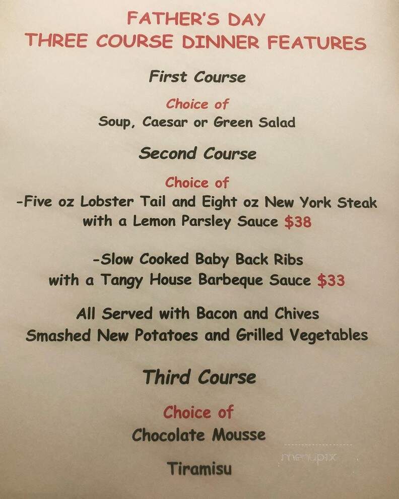 Gabriella's at Red - Rossland, BC menu_pic