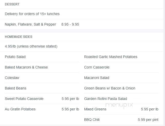 Hick'ry Stick - Peoria, IL menu_pic