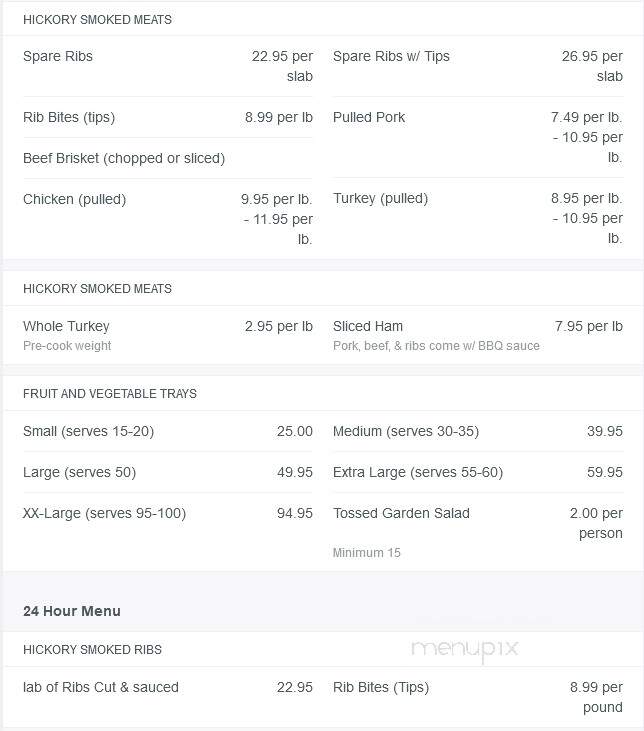 Hick'ry Stick - Peoria, IL menu_pic