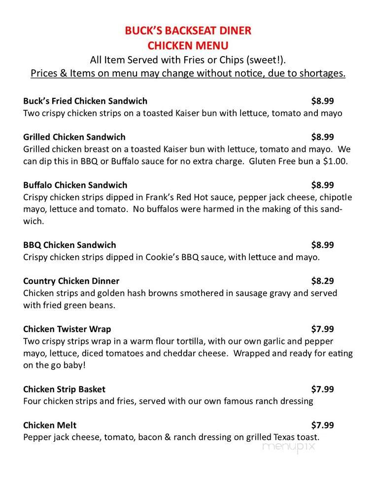 Back Seat Diner - Humboldt, IA