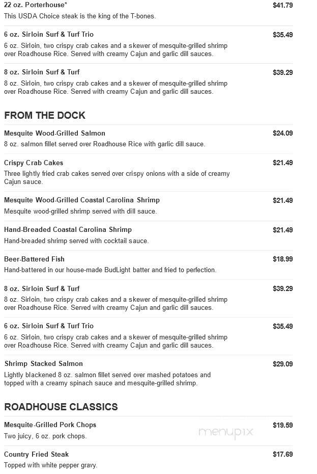 Logan's Roadhouse - West Monroe, LA menu_pic