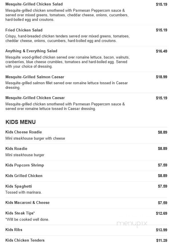 Logan's Roadhouse - West Monroe, LA menu_pic