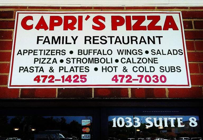 Capri's Pizzaria & Family - Thomasville, NC menu_pic