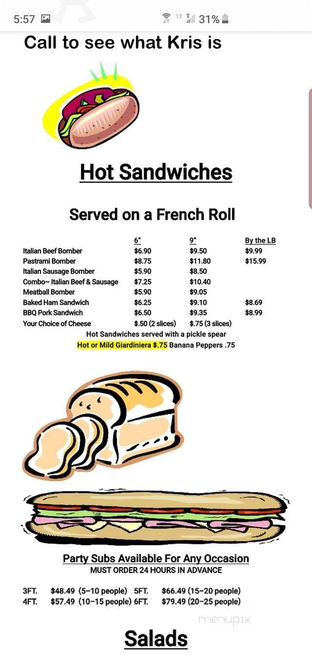Mac's Deli & Sandwich Shop - Kenosha, WI menu_pic