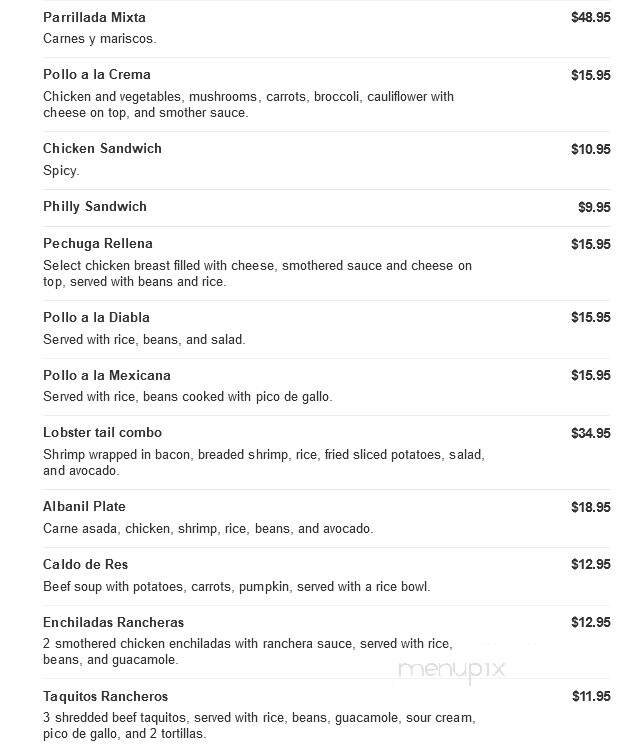 Los Toritos Restaurant - Aurora, CO menu_pic