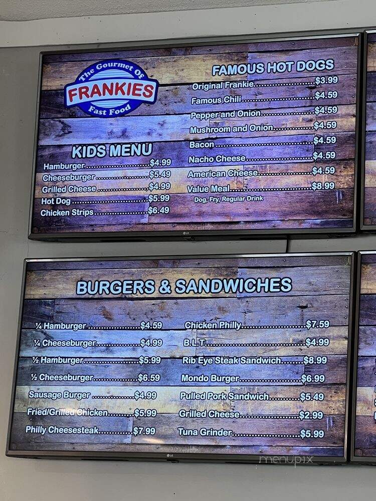 Frankie's Of Bristol - Plainville, CT menu_pic