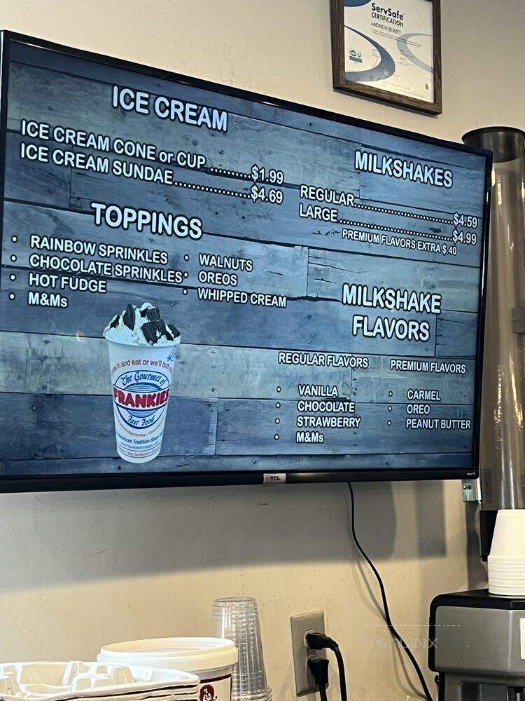 Frankie's Of Bristol - Plainville, CT menu_pic