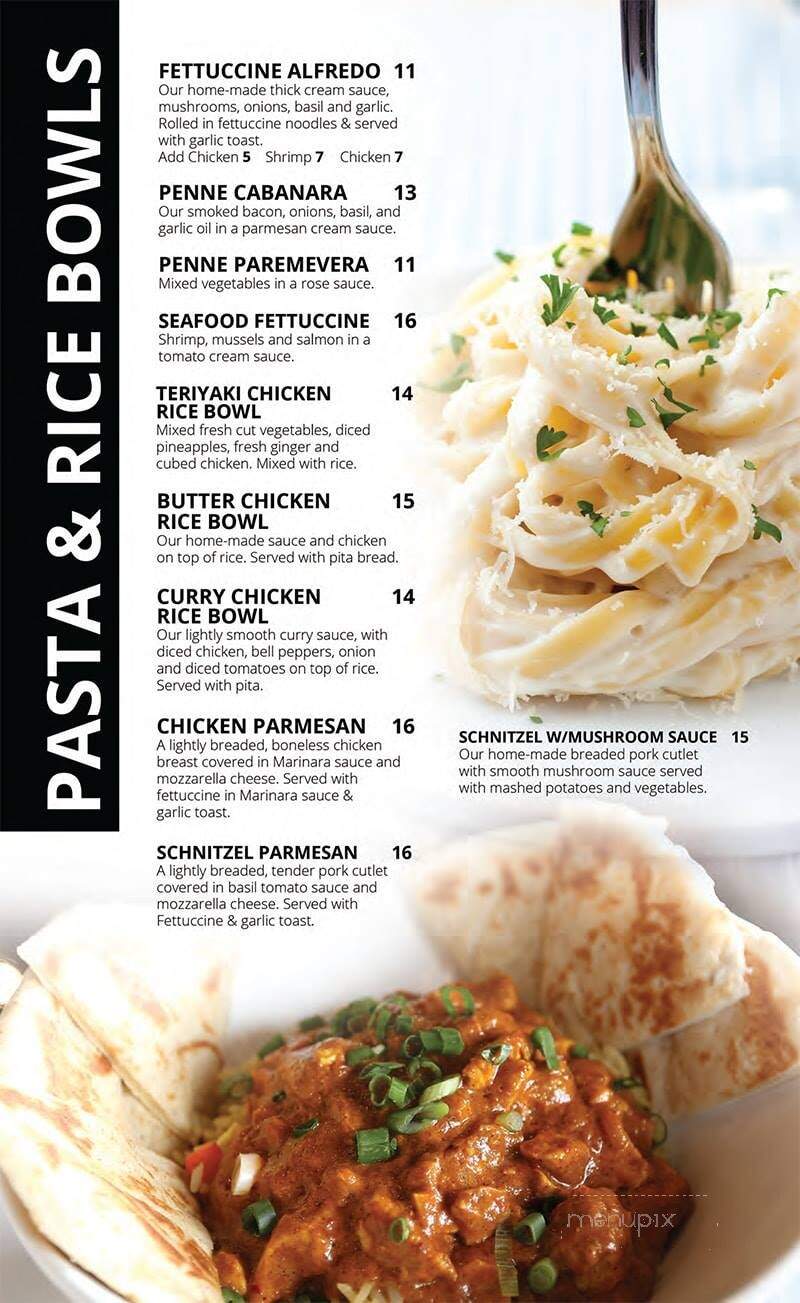 Black Dog Bar & Grill - Clarington, ON menu_pic