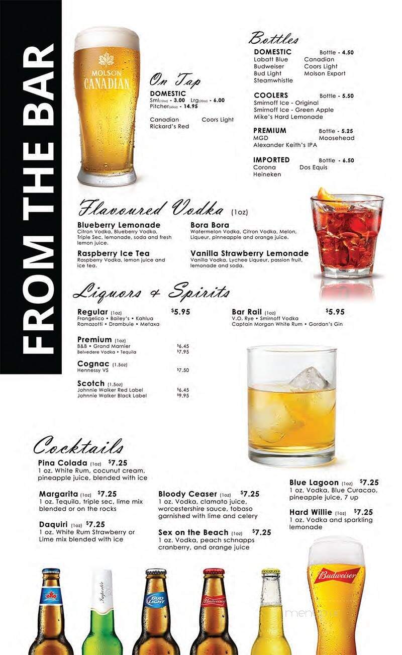 Black Dog Bar & Grill - Clarington, ON menu_pic
