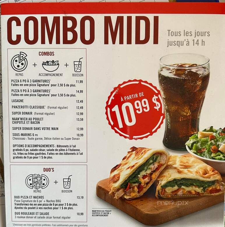 Pizza Delight - Caraquet, NB menu_pic