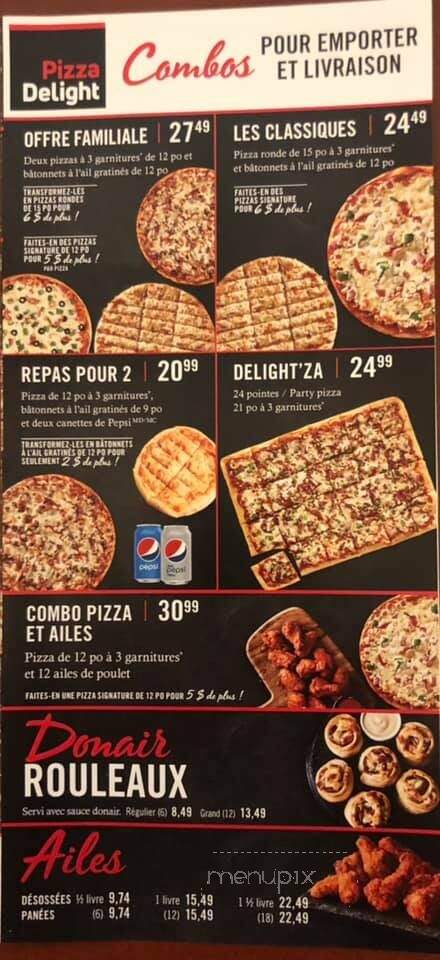 Pizza Delight - Caraquet, NB menu_pic