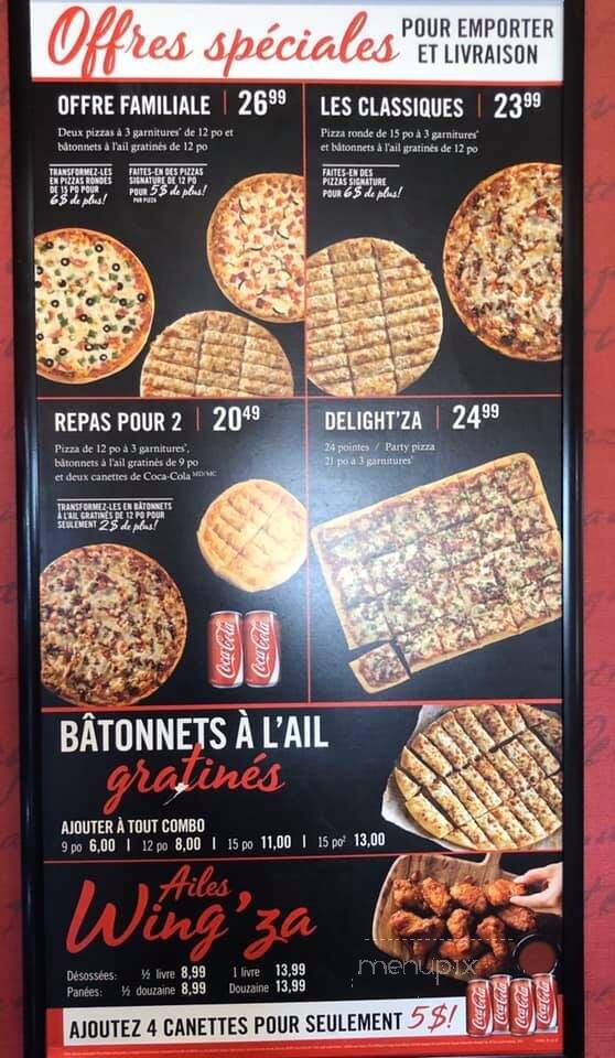 Pizza Delight - Caraquet, NB menu_pic