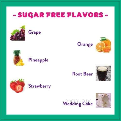 Pelican's SnoBalls - Fort Worth, TX menu_pic