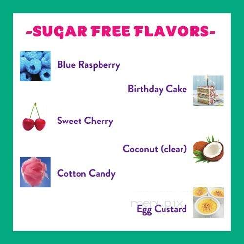 Pelican's SnoBalls - Fort Worth, TX menu_pic