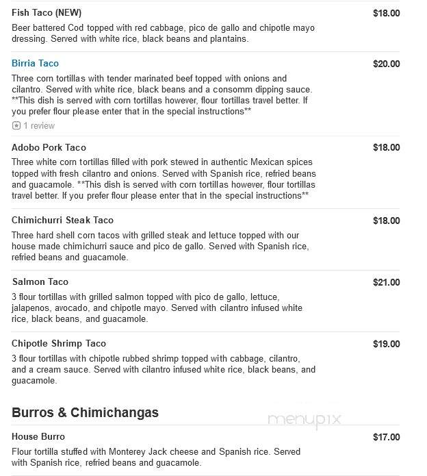 Sol Restaurant - Woodcliff Lake, NJ menu_pic