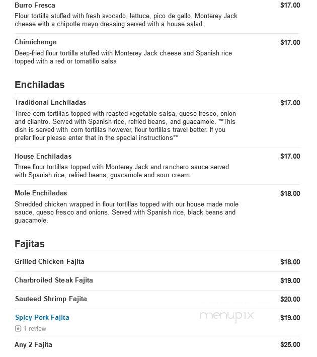 Sol Restaurant - Woodcliff Lake, NJ menu_pic
