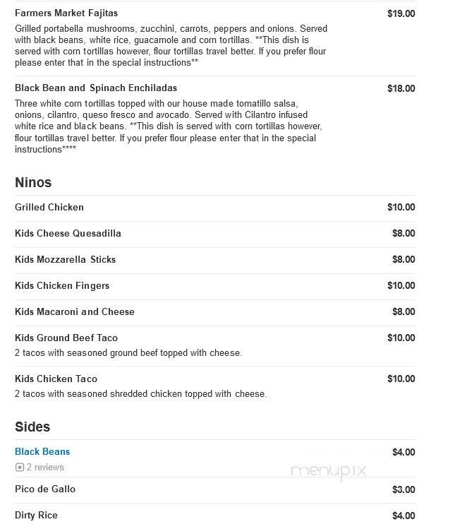 Sol Restaurant - Woodcliff Lake, NJ menu_pic