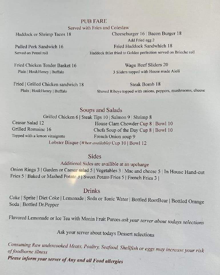Dockside NH - Alton, NH menu_pic