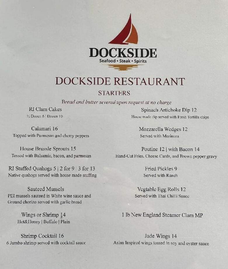 Dockside NH - Alton, NH menu_pic