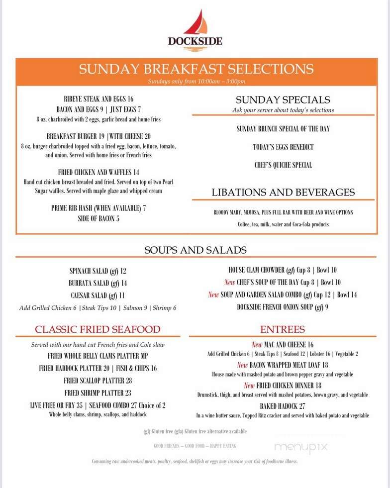 Dockside NH - Alton, NH menu_pic