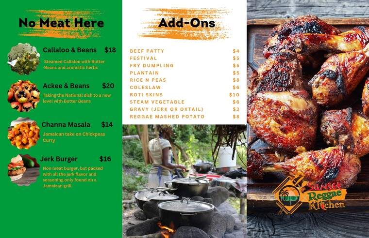Sunset Reggae Kitchen - Edmonton, AB menu_pic