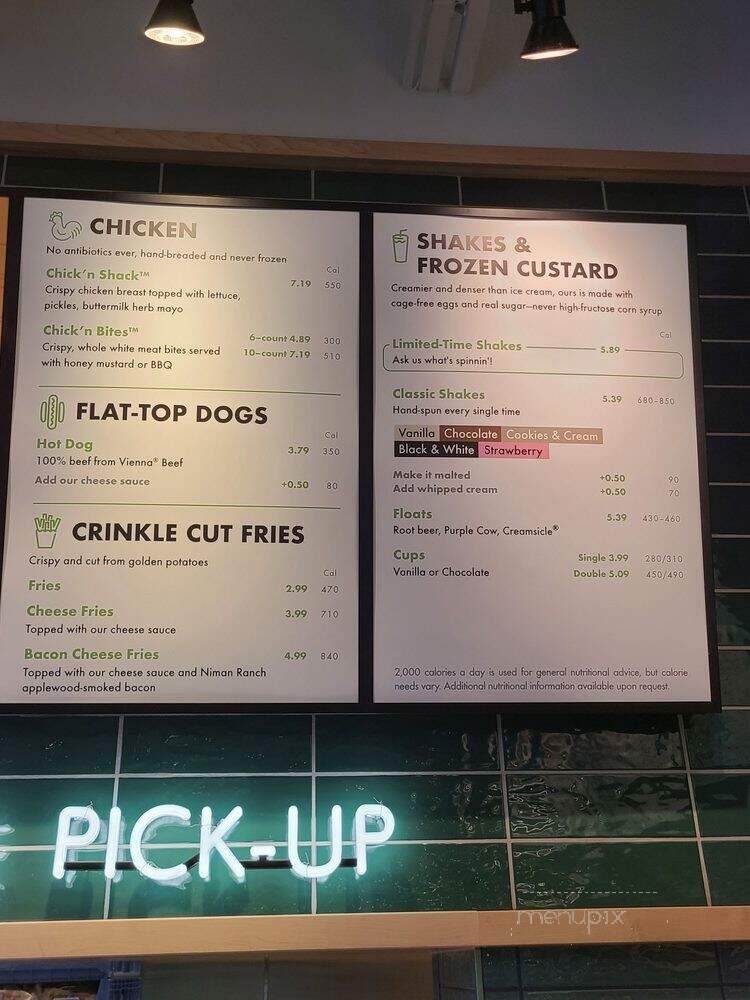 Shake Shack - Franklin, TN menu_pic