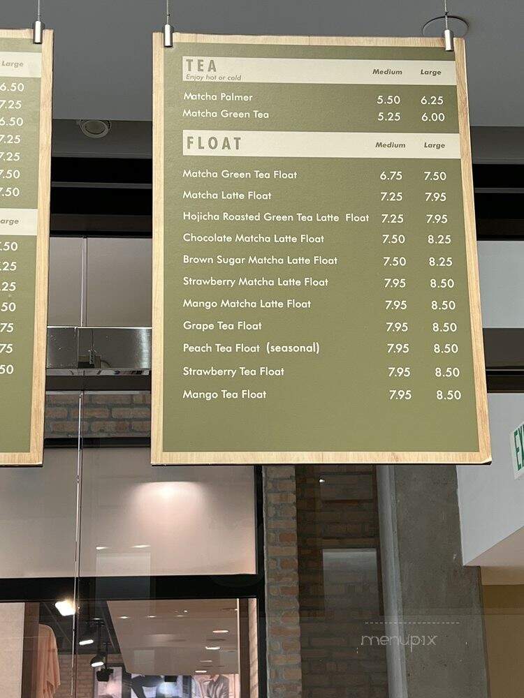 Chamei Matcha - Bellevue, WA menu_pic