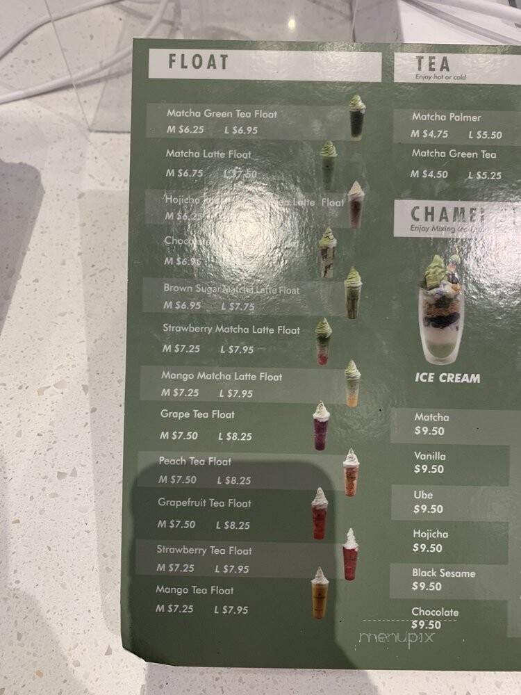 Chamei Matcha - Bellevue, WA menu_pic