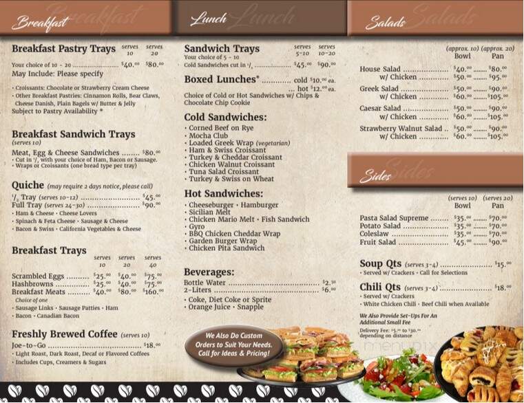 The Mocha House - Youngstown, OH menu_pic