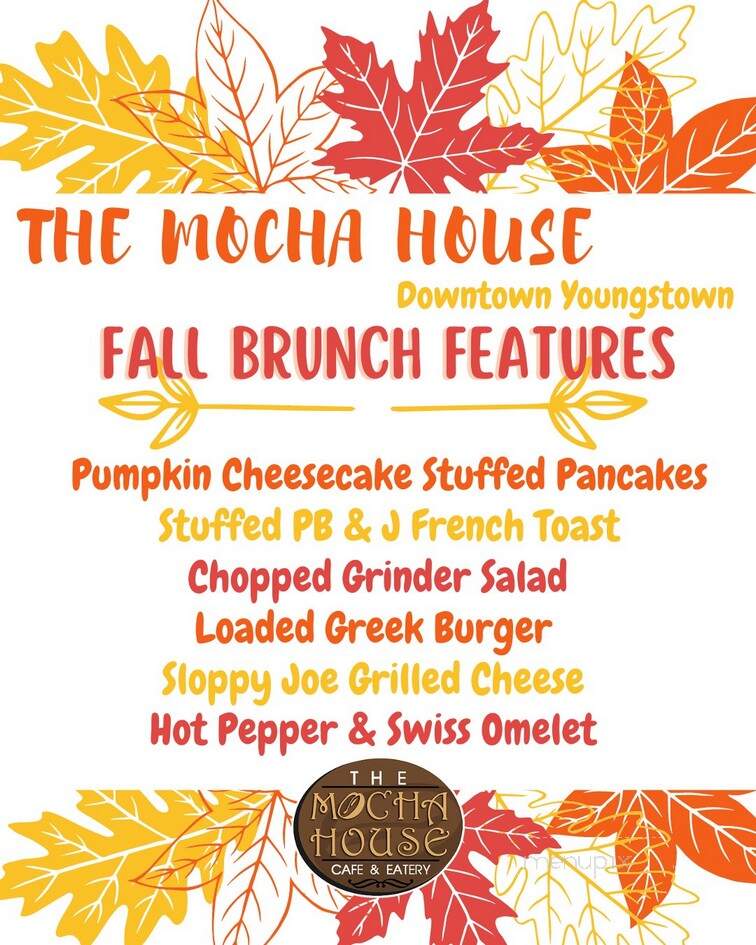 The Mocha House - Youngstown, OH menu_pic
