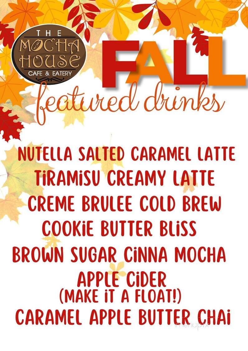 The Mocha House - Youngstown, OH menu_pic