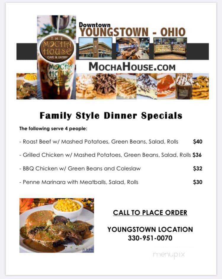The Mocha House - Youngstown, OH menu_pic