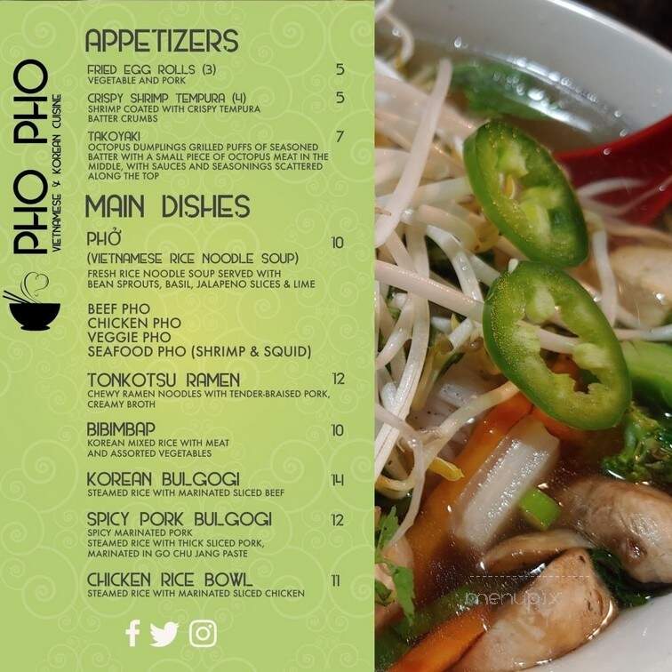 Pho Pho at Pizitz - Birmingham, AL menu_pic