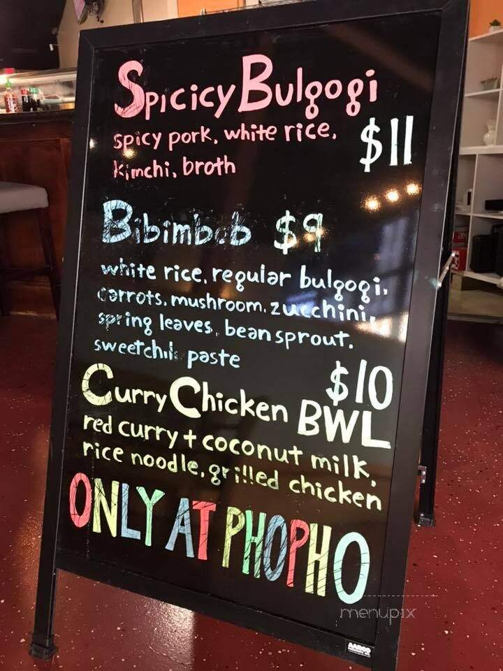Pho Pho at Pizitz - Birmingham, AL menu_pic
