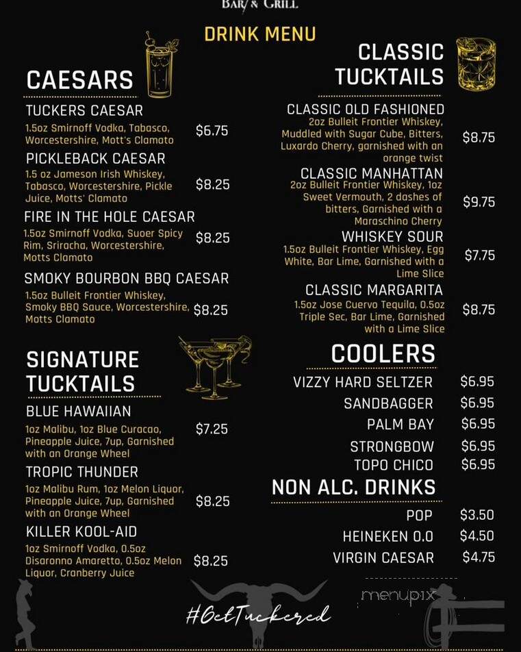 Jack Tucker's Bar and Grill - Belleville, ON menu_pic