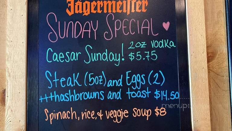 Jack Tucker's Bar and Grill - Belleville, ON menu_pic