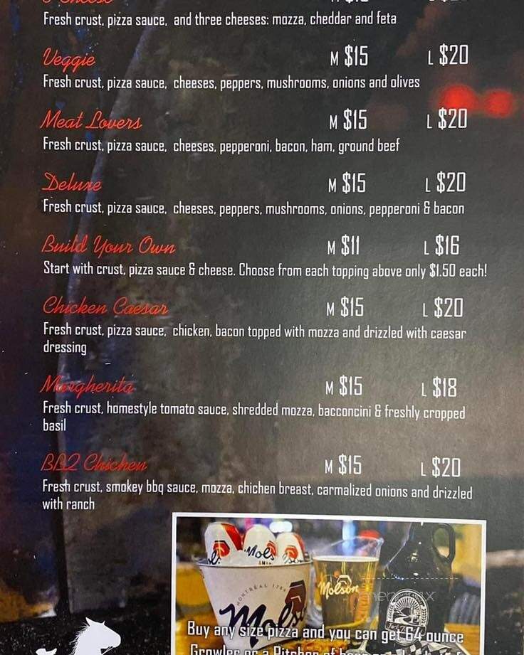 Jack Tucker's Bar and Grill - Belleville, ON menu_pic