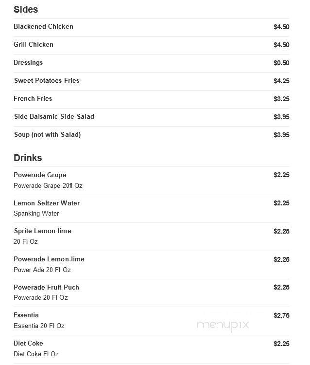 The Side Plate - West Haven, CT menu_pic