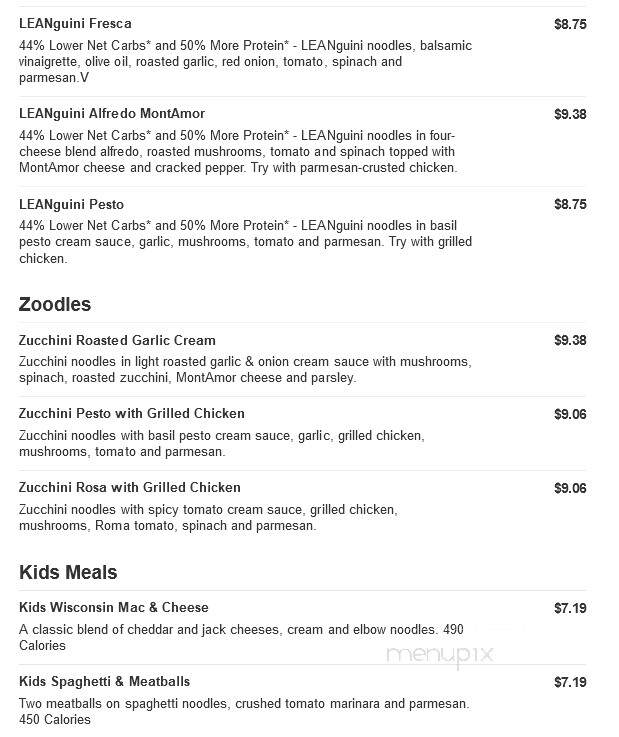Noodles & Company - Mentor, OH menu_pic
